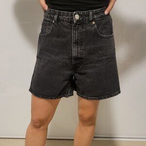 Zara Black Denim Shorts